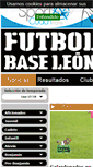 Mobile Screenshot of futbolbaseleon.com
